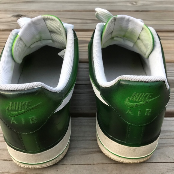 Nike Men Shoe Green Athletic Nike Air Sneaker - Picture 5 of 8